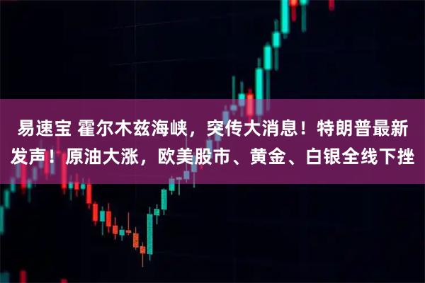易速宝 霍尔木兹海峡，突传大消息！特朗普最新发声！原油大涨，欧美股市、黄金、白银全线下挫