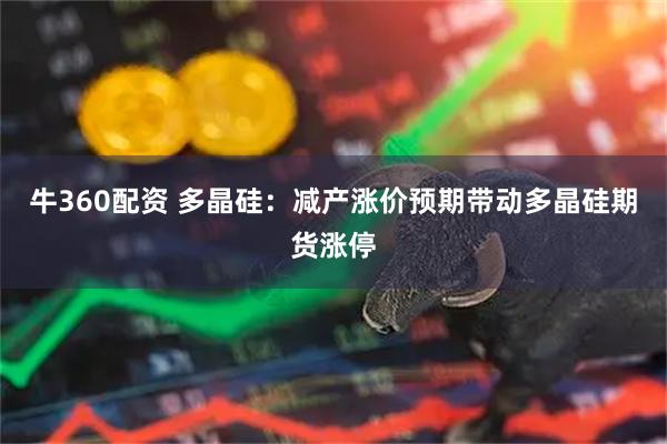 牛360配资 多晶硅：减产涨价预期带动多晶硅期货涨停
