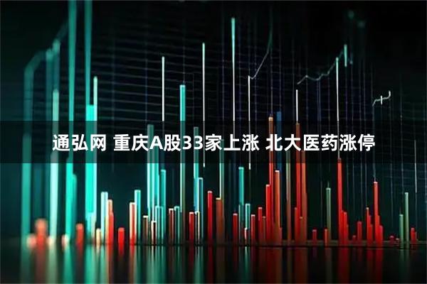 通弘网 重庆A股33家上涨 北大医药涨停