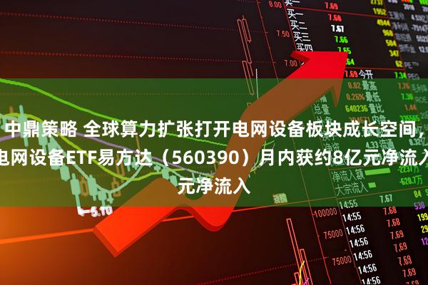 中鼎策略 全球算力扩张打开电网设备板块成长空间，电网设备ETF易方达（560390）月内获约8亿元净流入